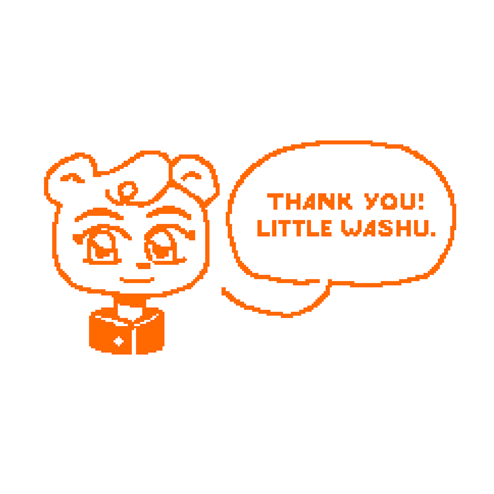 jeanie with Tenchi face going Thank You! Little Washu. i am always thinking of this line delivery now