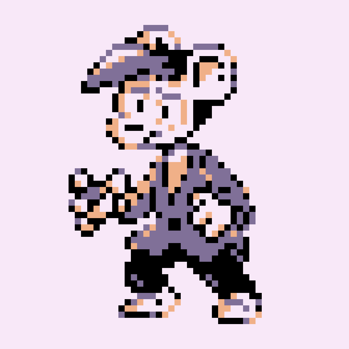 pixel art of Autumn from Nothing Doing in the style of a Pokemon G1 sprite