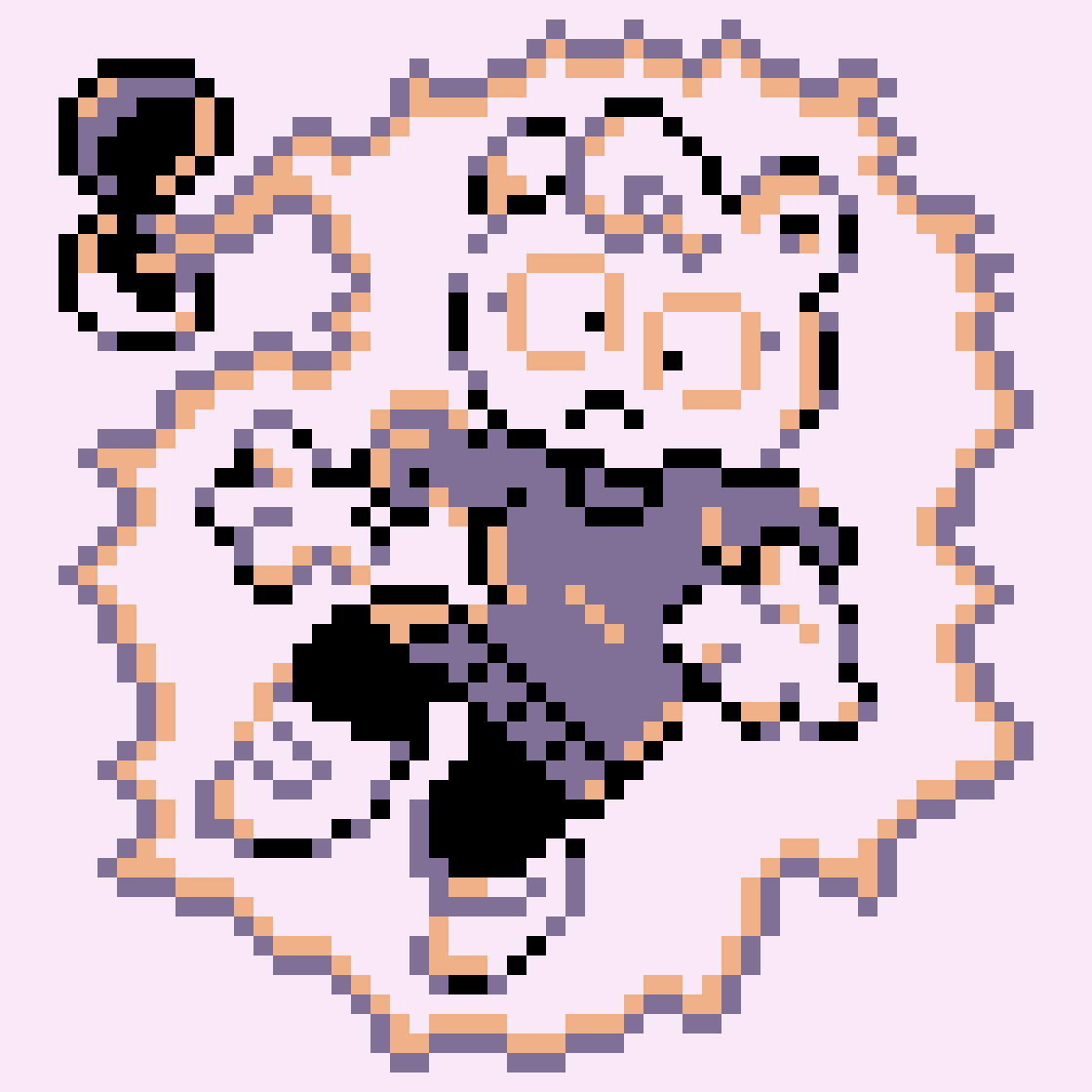 pixel art of Jeanie from Nothing Doing in the style of a Pokemon G1 sprite