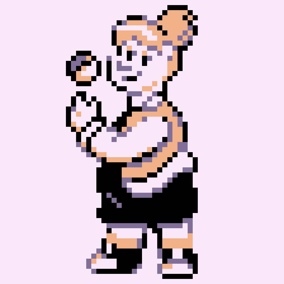 pixel art of Summer from Nothing Doing in the style of a Pokemon G1 sprite
